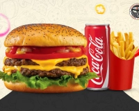 Menu Burger Double Cheese